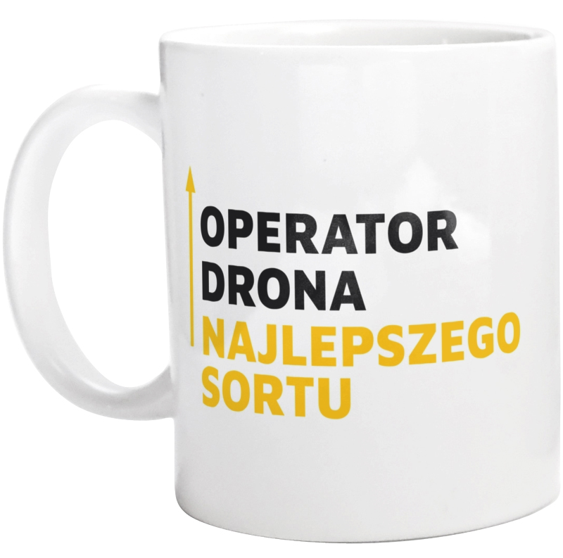 Operator Drona Najlepszego Sortu - Kubek Biały