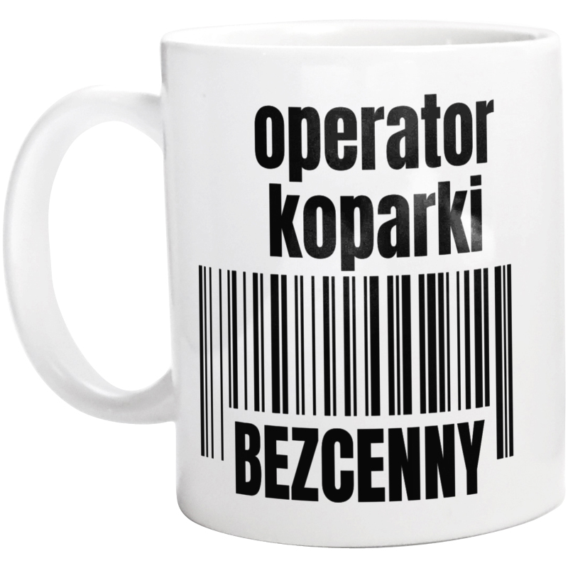 Operator Koparki Bezcenny - Kubek Biały