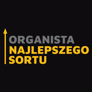 Organista Najlepszego Sortu - Męska Koszulka Czarna