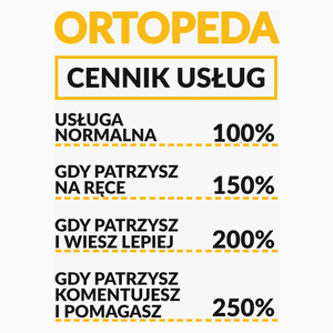 Ortopeda - Cennik Usług - Poduszka Biała