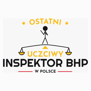 Ostatni Uczciwy Inspektor Bhp W Polsce - Poduszka Biała
