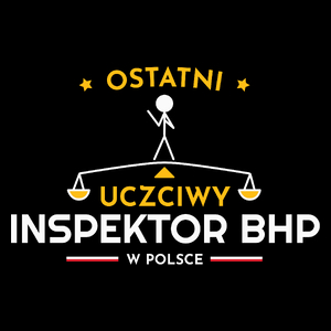 Ostatni Uczciwy Inspektor Bhp W Polsce - Torba Na Zakupy Czarna