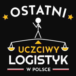 Ostatni uczciwy logistyk w polsce - Męska Bluza z kapturem Czarna