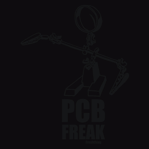 PCB Freak - Męska Bluza Czarna