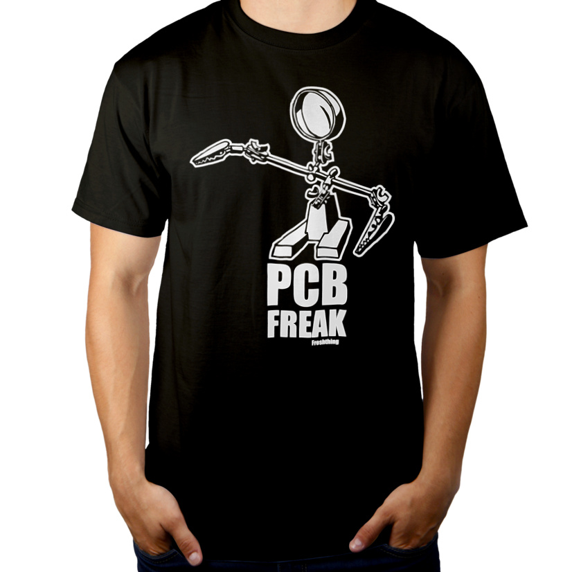 PCB Freak - Męska Koszulka Czarna