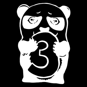 Panda 3 - Torba Na Zakupy Czarna