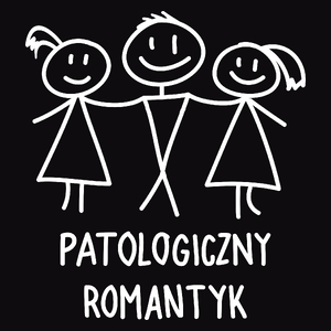 Patologiczny romantyk - Męska Bluza Czarna