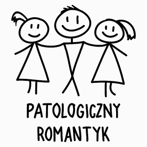Patologiczny romantyk - Poduszka Biała