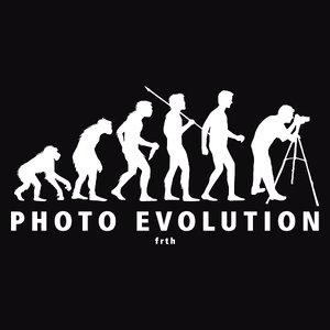 Photo Evolution - Męska Bluza z kapturem Czarna
