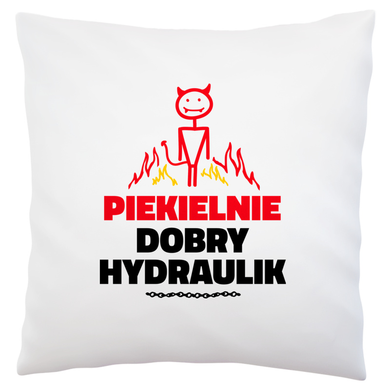 Piekielnie Dobry Hydraulik - Poduszka Biała