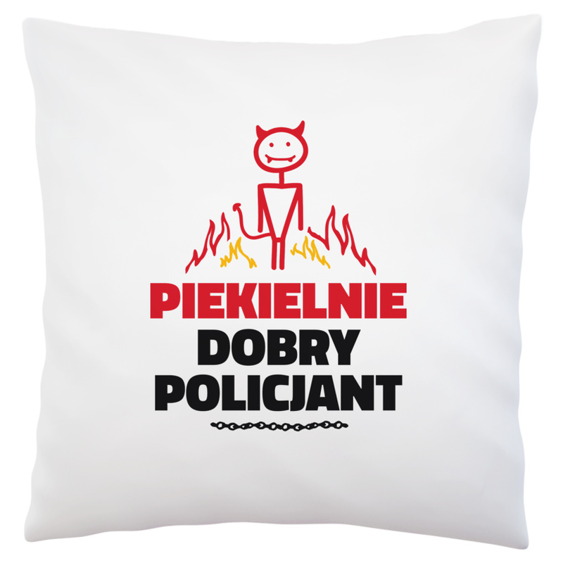 Piekielnie Dobry Policjant - Poduszka Biała