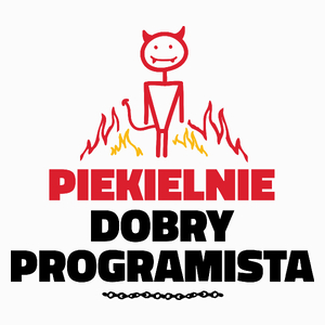 Piekielnie Dobry Programista - Poduszka Biała