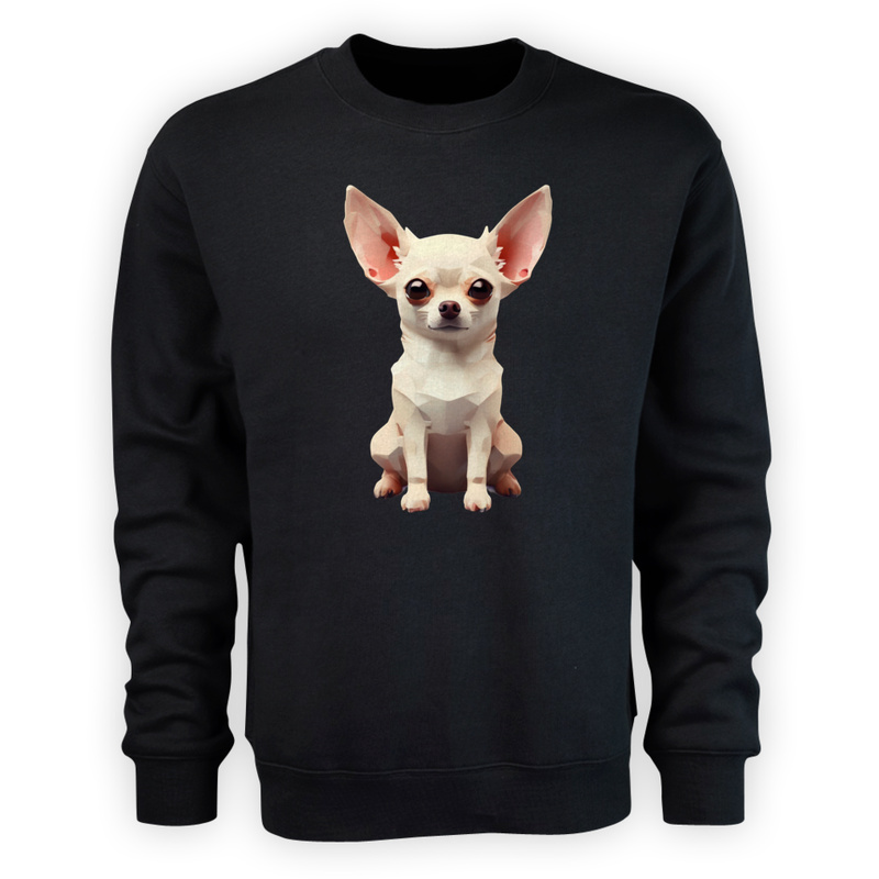 Pies Chihuahua - Męska Bluza Czarna