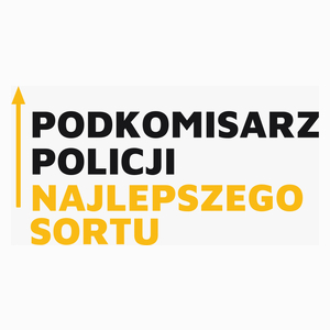 Podkomisarz Policji Najlepszego Sortu - Poduszka Biała