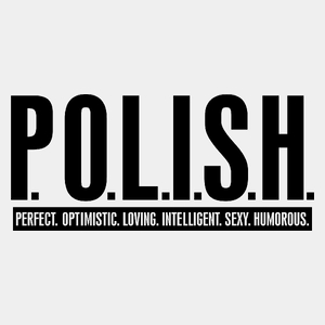 Polish - Męska Koszulka Biała
