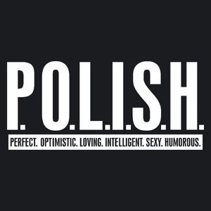 Polish - Damska Koszulka Czarna