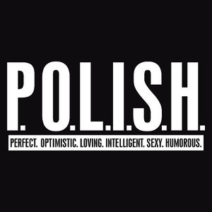 Polish - Męska Koszulka Czarna