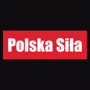 Polska Siła - Męska Bluza Czarna