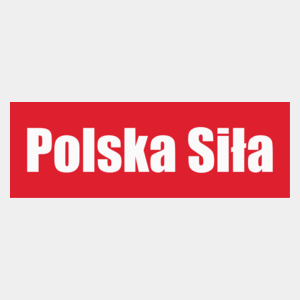Polska Siła - Męska Koszulka Biała
