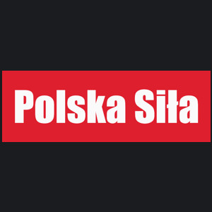 Polska Siła - Damska Koszulka Czarna