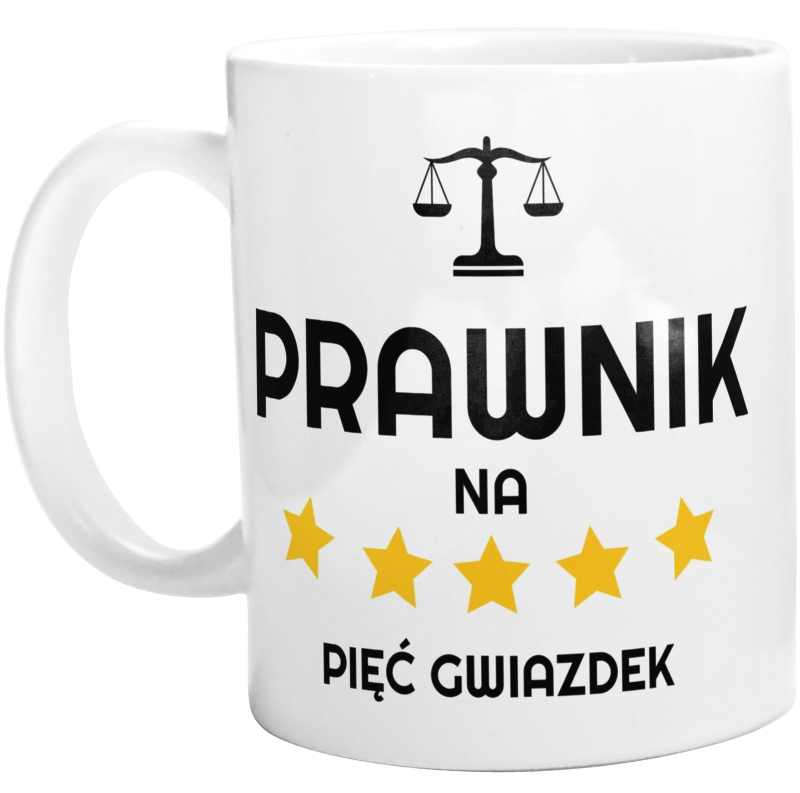 Prawnik Na 5 Gwiazdek - Kubek Biały