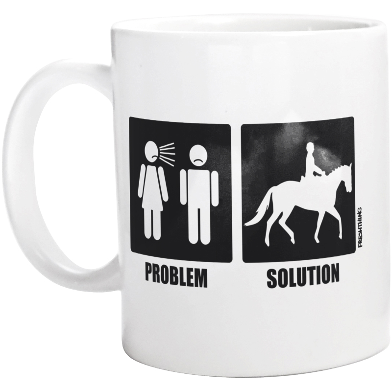 Problem Solution - Equestrian - Kubek Biały