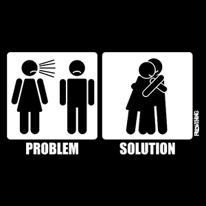 Problem Solution - Hugs - Torba Na Zakupy Czarna