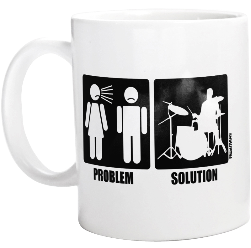 Problem Solution - Perkusja - Kubek Biały