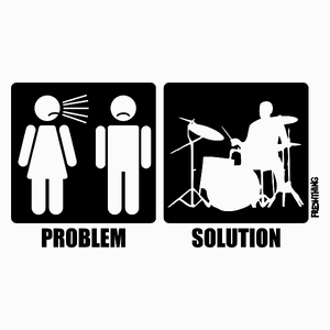 Problem Solution - Perkusja - Poduszka Biała