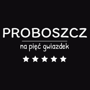 Proboszcz Na 5 Gwiazdek - Męska Koszulka Czarna
