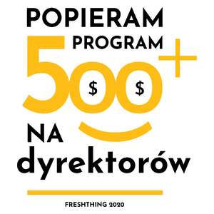Program 500 Plus Na Dyrektorów - Kubek Biały