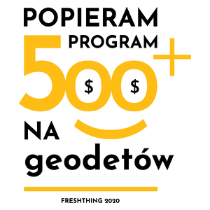 Program 500 Plus Na Geodetów - Kubek Biały