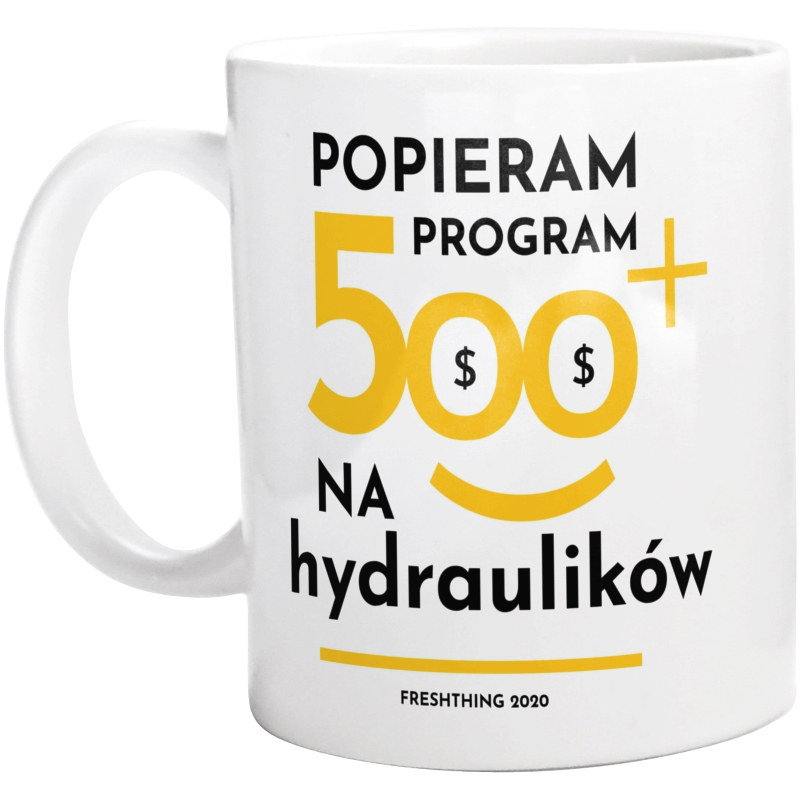 Program 500 Plus Na Hydraulików - Kubek Biały