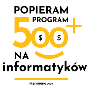 Program 500 Plus Na Informatyków - Kubek Biały