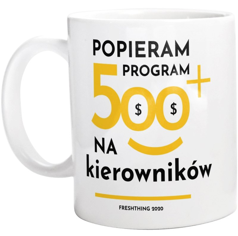 Program 500 Plus Na Kierowników - Kubek Biały