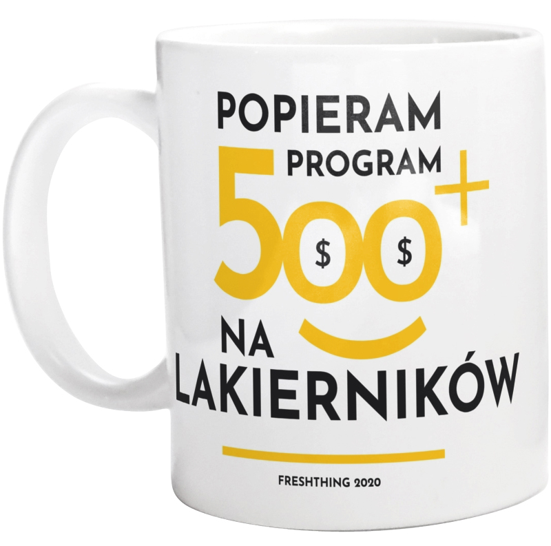 Program 500 Plus Na Lakierników - Kubek Biały