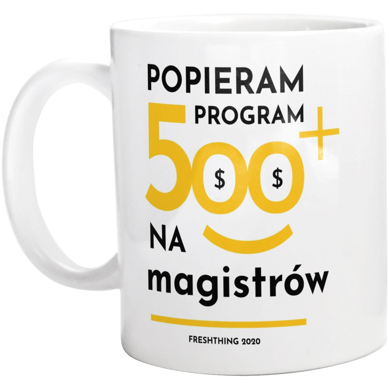 Program 500 Plus Na Magistrów - Kubek Biały
