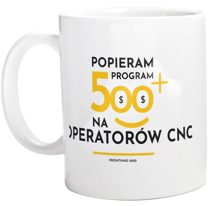 Program 500 Plus Na Operatorów Cnc - Kubek Biały