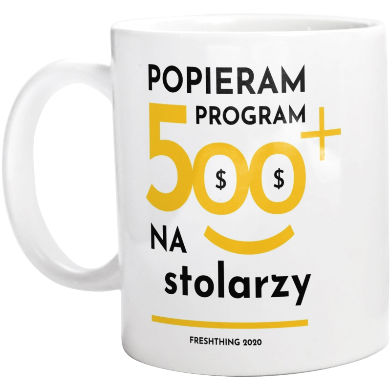 Program 500 Plus Na Stolarzy - Kubek Biały