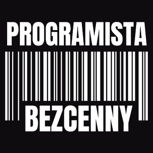 Programista Bezcenny - Męska Bluza Czarna