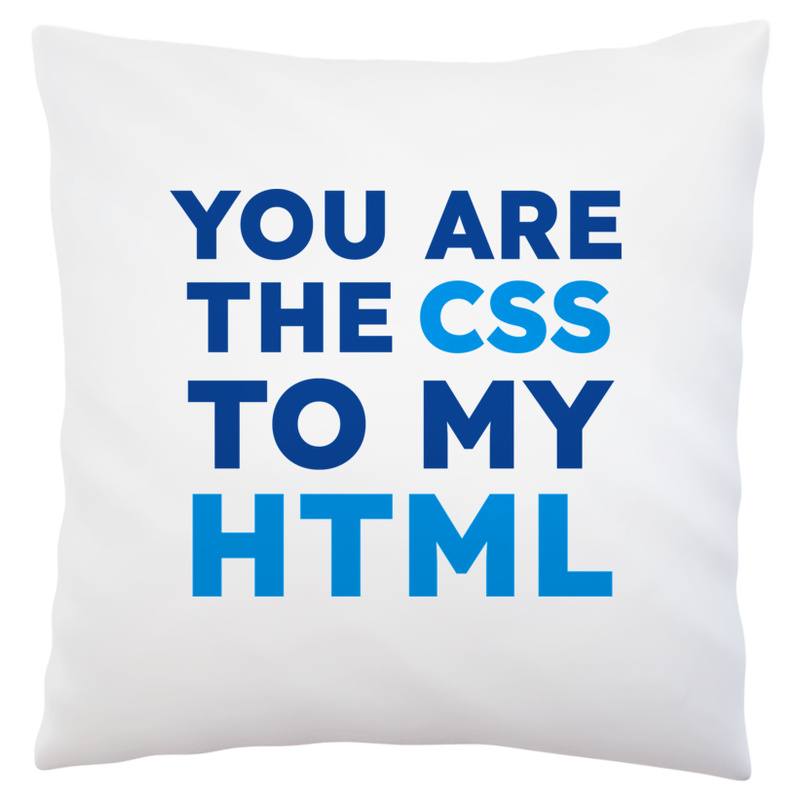 Programista CSS HTML frontend - Poduszka Biała