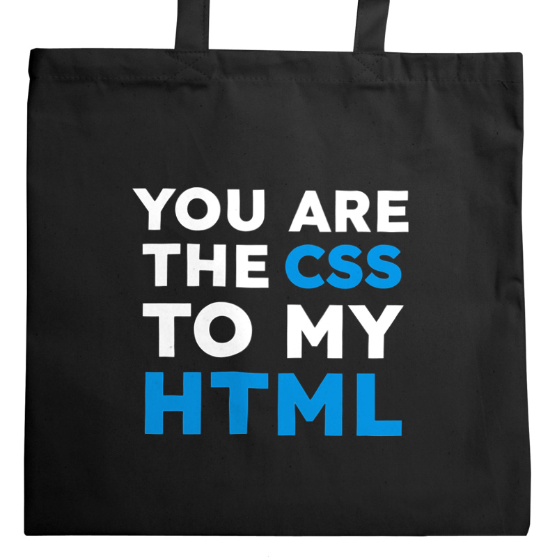 Programista CSS HTML frontend - Torba Na Zakupy Czarna