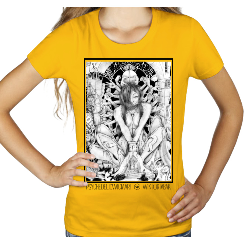 Psychedel Vol. 1 - Damska Koszulka Żółta