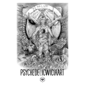 Psychodelic Wicia Art - Kubek Biały