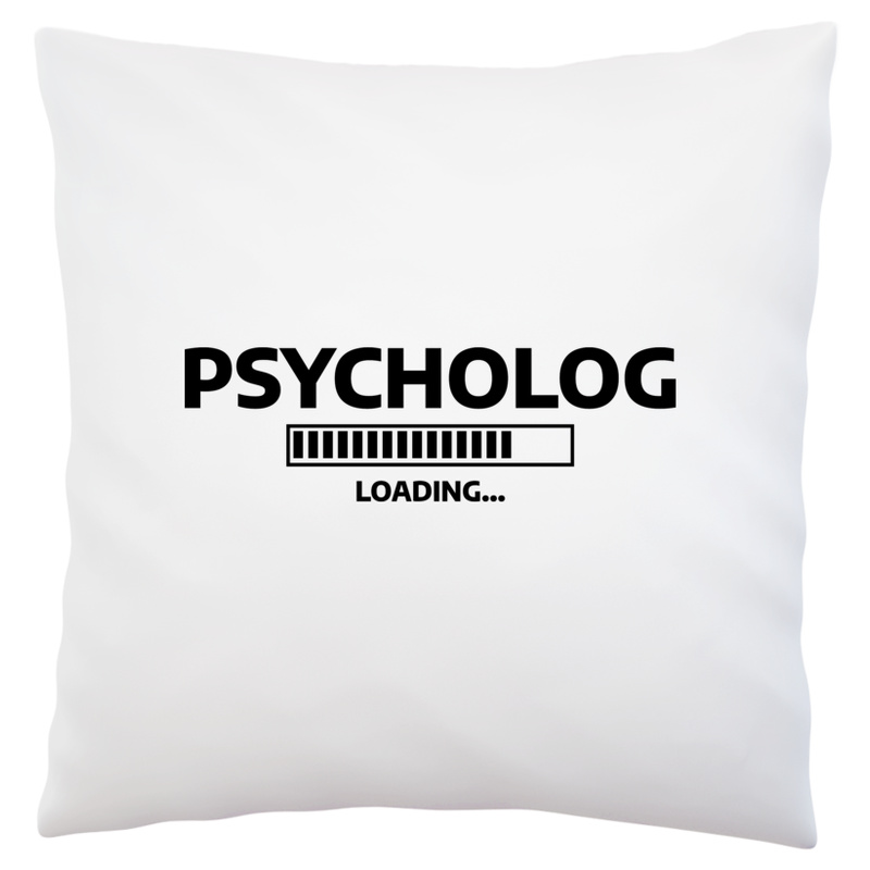 Psycholog Loading - Poduszka Biała