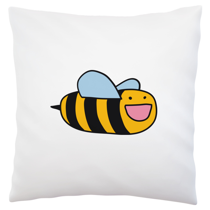 Pszczoła - Poduszka Biała