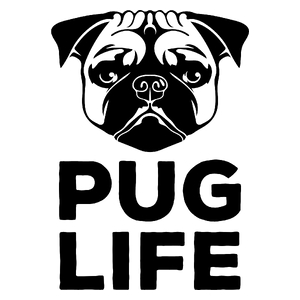 Pug Life - Kubek Biały