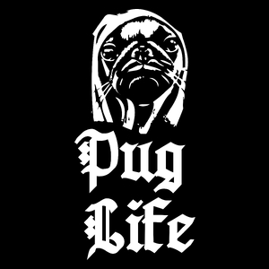 Pug Life - Torba Na Zakupy Czarna
