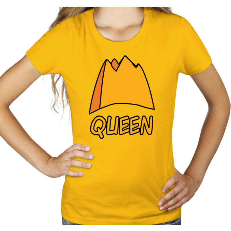 QUEEN - Damska Koszulka Żółta