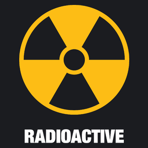 Radioactive - Damska Koszulka Czarna